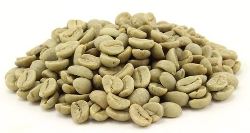 Green coffee beans